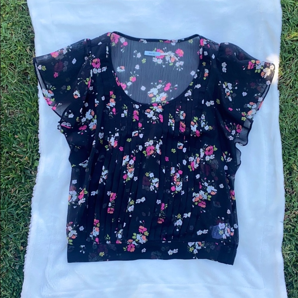 Urban Outfitters Kimchi Blue Floral Blouse